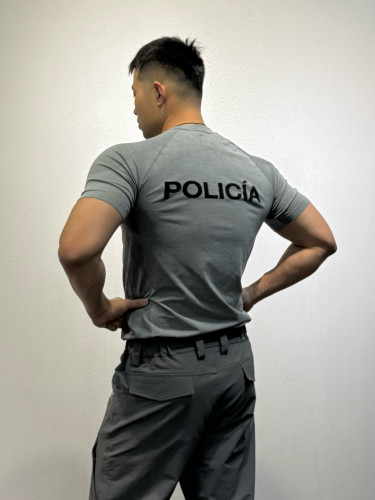 【卡秋山】银线刺绣短袖速干显大无缝针织运动健身弹力透气T恤