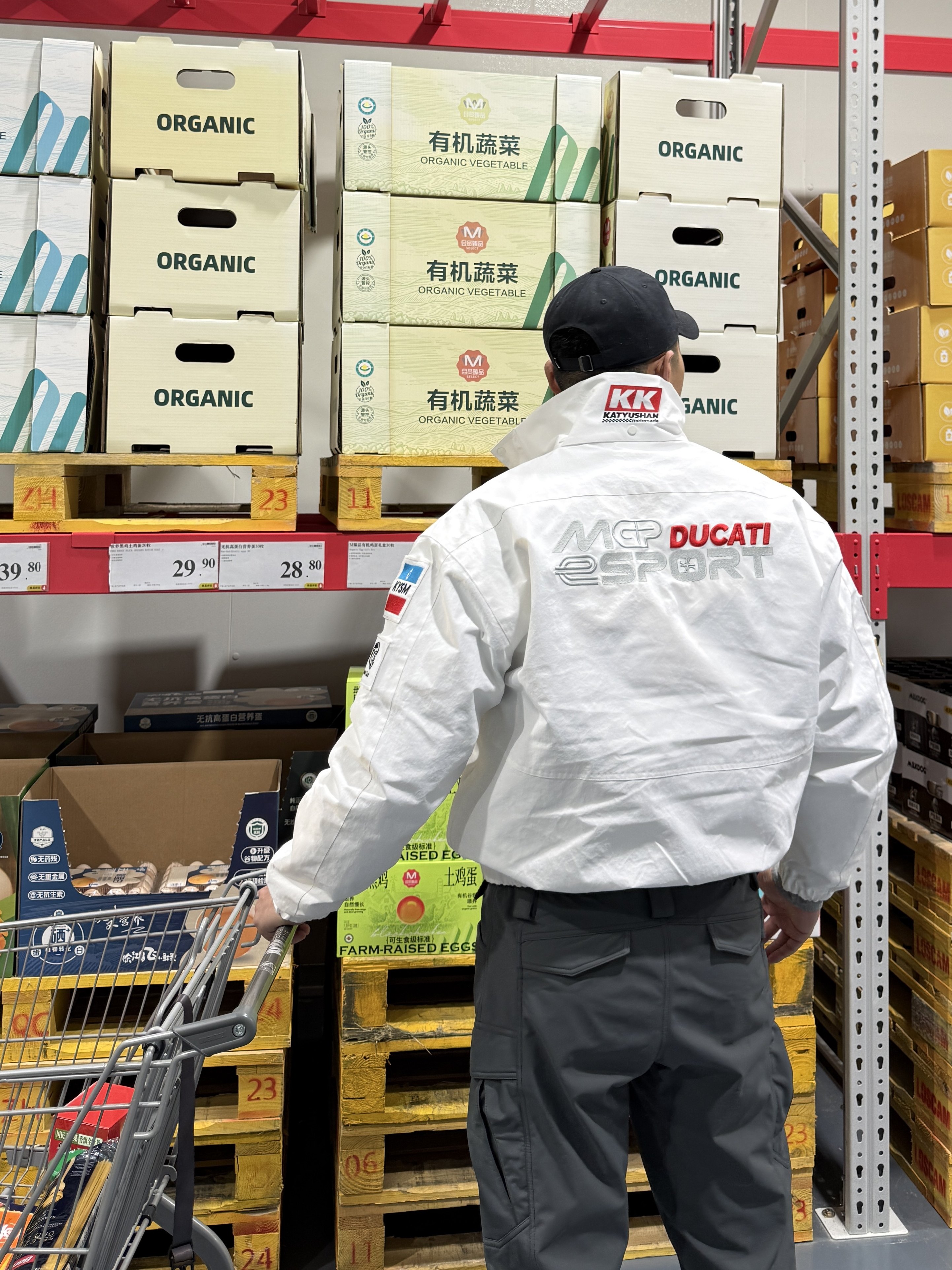 【卡秋山】K&D赛车服新雪丽内胆可拆刺绣机车美式短宽冲锋衣外套