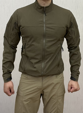 【卡秋山】军鸟LEAF Combat Jacket橘皮软壳四面户外弹透气外套