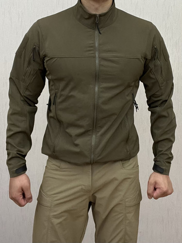 【卡秋山】军鸟LEAF Combat Jacket橘皮软壳四面户外弹透气外套