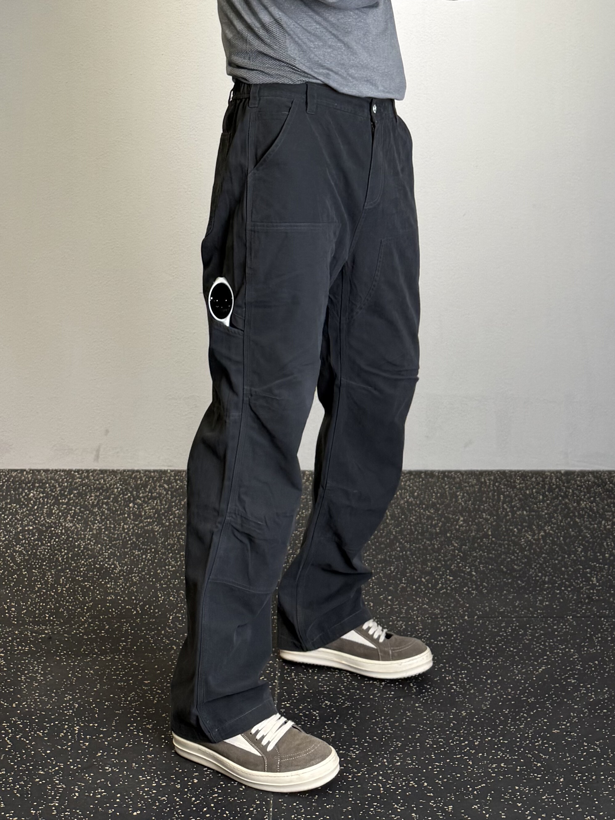 【卡秋山】机械师美式复古水洗工装裤秋季宽松直筒休闲长裤子