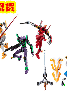 现货万代食玩 EVA Frame DX金属色屋岛初号机 零号机福音战士手办