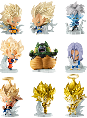 现货万代食玩龙珠小战士 09 悟空 比达 古罗里奥 沙鲁 17号