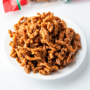 【齐善素食 香辣素肉丝酱】佛家纯素即食大豆分离蛋白斋菜零食
