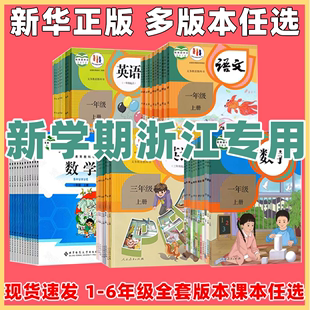 浙江专用 社123456 一二三四五六年级上下册语文书数学课本教材语数英小学英语PEP教科科学北师大全套新人民教育出版 2024人教正版