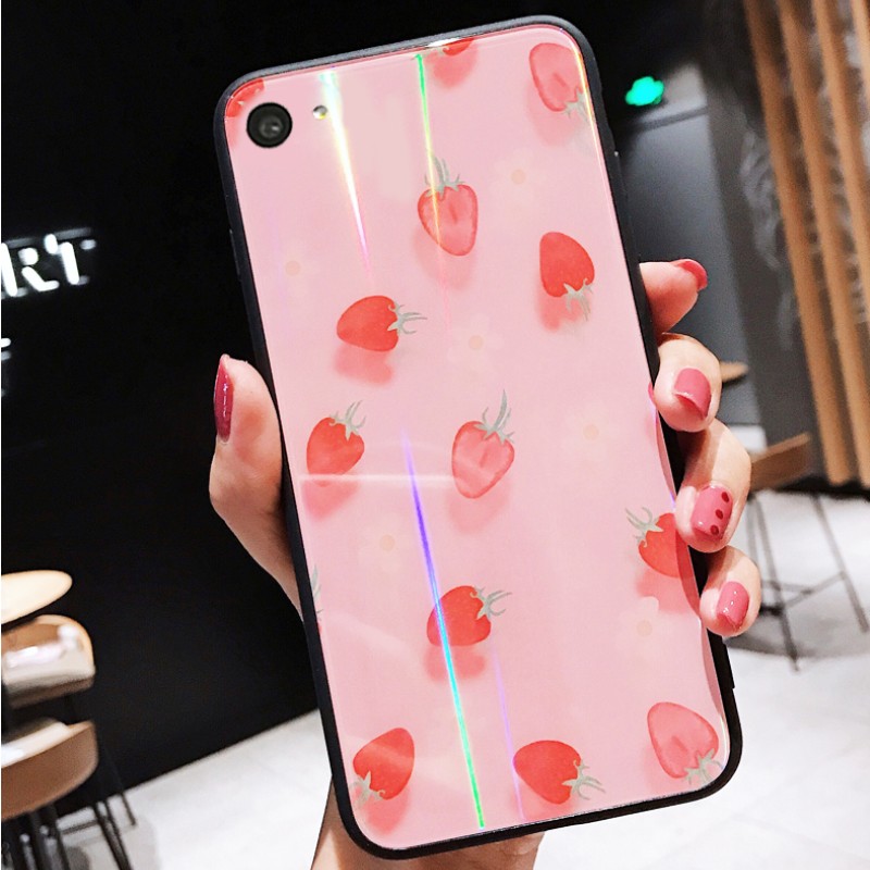 草莓vivoy83手机壳玻璃vivoy71软壳y85女潮y71a硅胶y83a小清12-02新券