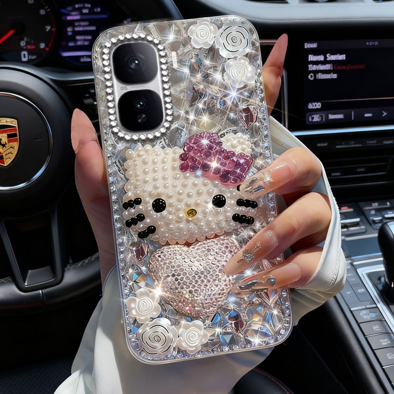 高端奢华镶钻手机壳，不掉钻，不发黄