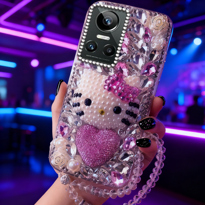 高端奢华镶钻手机壳，不掉钻，不发黄