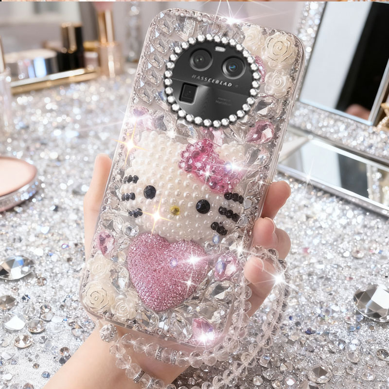 高端奢华镶钻手机壳，不掉钻，不发黄