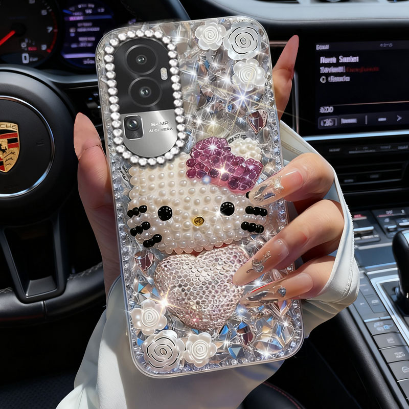 高端奢华镶钻手机壳，不掉钻，不发黄