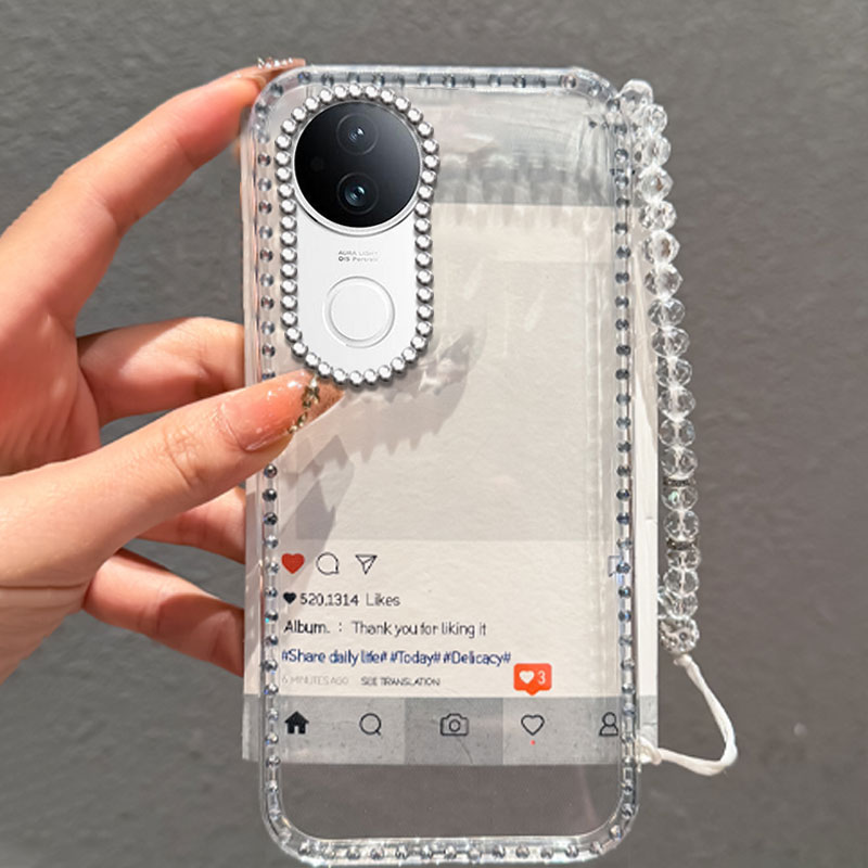 高端奢华镶钻手机壳，不掉钻，不发黄