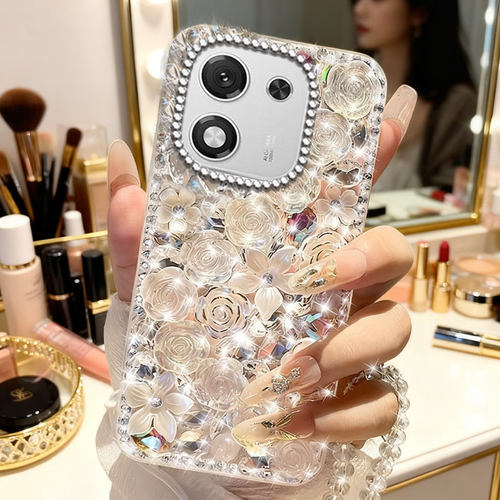 高端奢华镶钻手机壳，不掉钻，不发黄