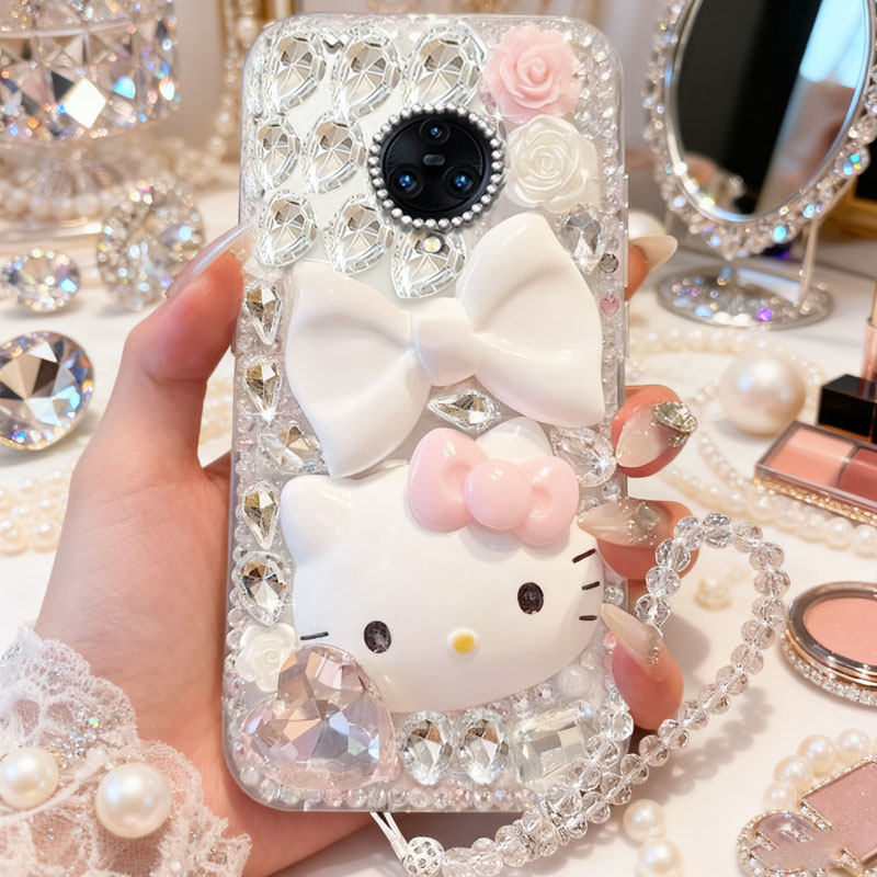 高端奢华镶钻手机壳，不掉钻，不发黄