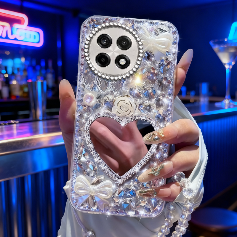 高端奢华镶钻手机壳，不掉钻，不发黄