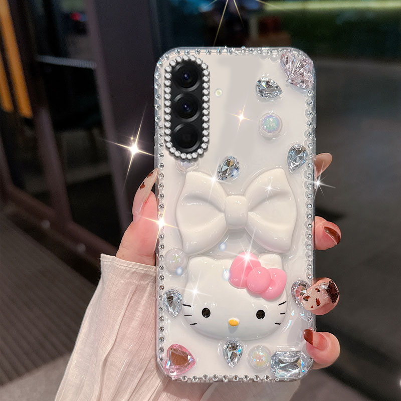 高端奢华镶钻手机壳，不掉钻，不发黄