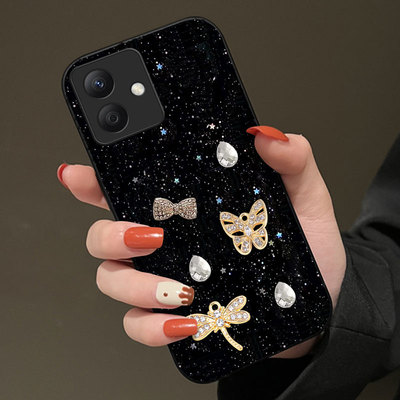 软硅胶细闪亮片适用荣耀X60i手机壳小众6外壳9xPro/2026年3全包9c保护套畅玩60M新款X50GT冬天x10女款5高级感