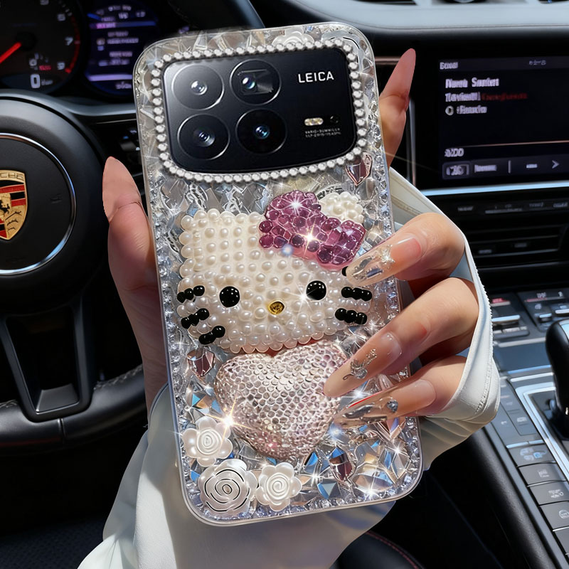 高端奢华镶钻手机壳，不掉钻，不发黄
