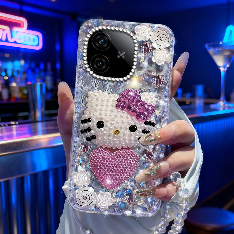 高端奢华镶钻手机壳，不掉钻，不发黄