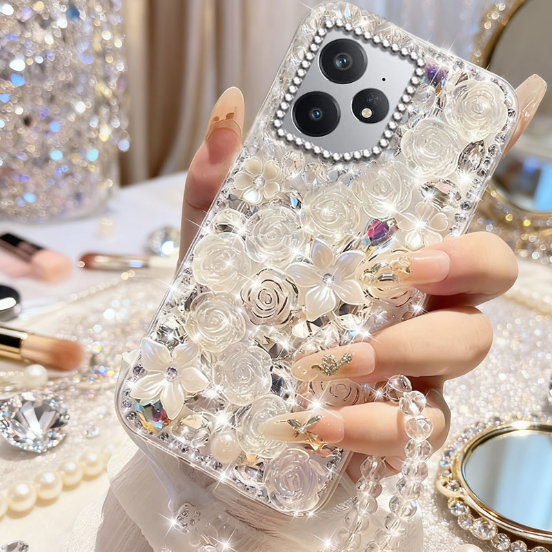 高端奢华镶钻手机壳，不掉钻，不发黄