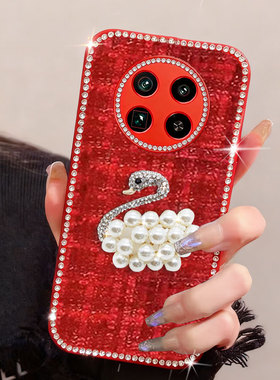 红色过年新年款适用realme真我GT5pro手机壳/2026年11新款11+女款10保护套11布艺12X春节V11喜庆9 5G针织V11S