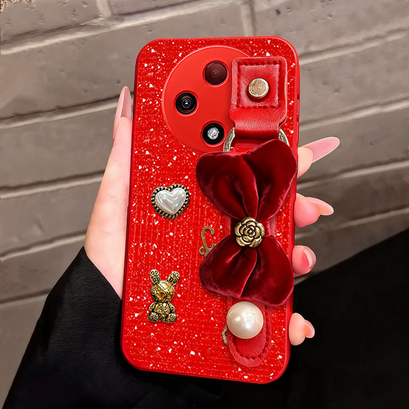 2026马年新年款，磨砂光闪皮，防摔耐磨