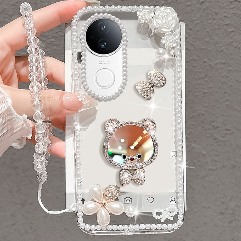 高端奢华镶钻手机壳，不掉钻，不发黄