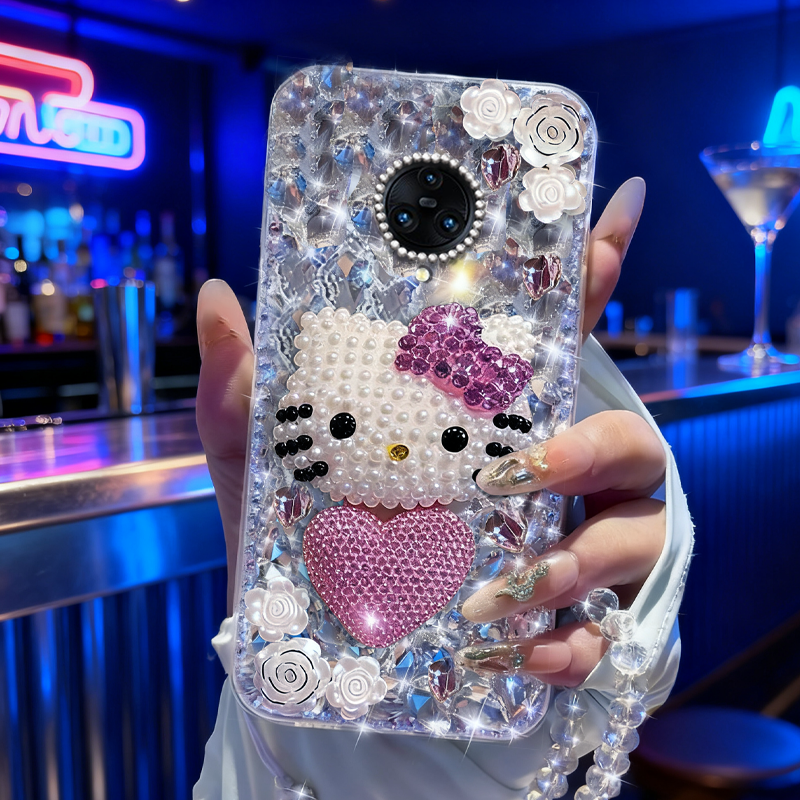 高端奢华镶钻手机壳，不掉钻，不发黄