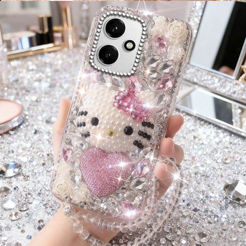 高端奢华镶钻手机壳，不掉钻，不发黄