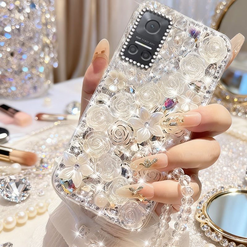 高端奢华镶钻手机壳，不掉钻，不发黄