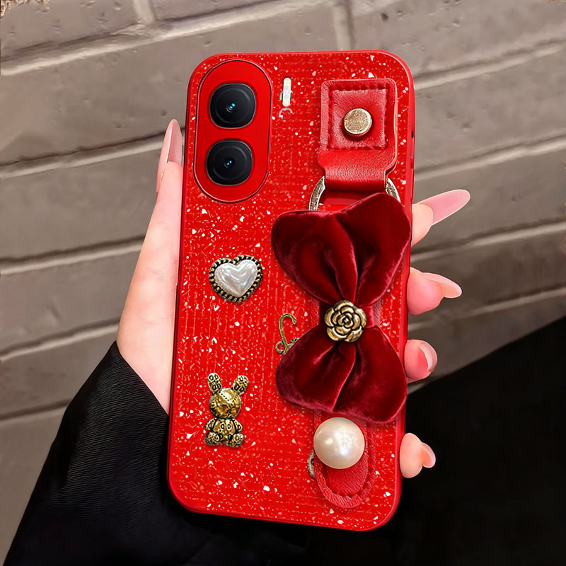 2026马年新年款，磨砂光闪皮，防摔耐磨