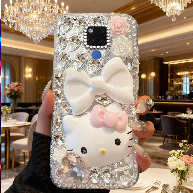 高端奢华镶钻手机壳，不掉钻，不发黄