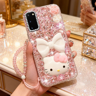 2026卡通镶钻适用三星GalaxyS20手机壳本命年S30新年款 S24Ultra奢华S24Plus高级感S21plus防摔S23Ultra上档次