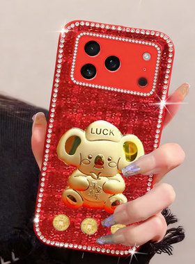 红色新年平安适用苹果iPhone17ProMax手机壳网红15高端XR过年Air布艺6sPlus喜庆SE(第二代)小香风14新款XS