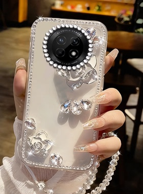 高级水钻玫瑰适用华为畅享20plus手机壳/2026年70RS非凡大师外壳12pro马年60Pro+新款8SE防摔12ultra全包70