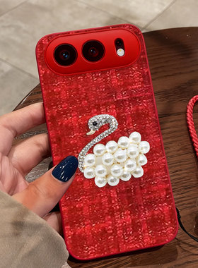 红色本命年布艺小香风适用vivoS50手机壳喜庆S19冬天S15喜庆S5防摔S7e活力版秋冬S30mini结婚S16外壳V27春节