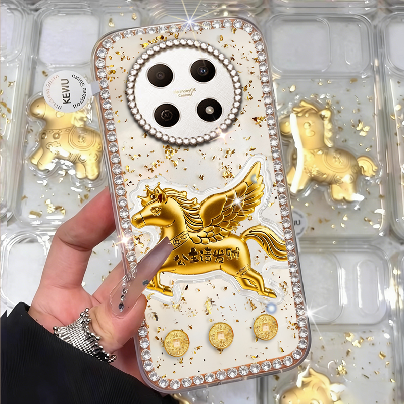 2026马年新款金箔，高端镶钻，仙女必备