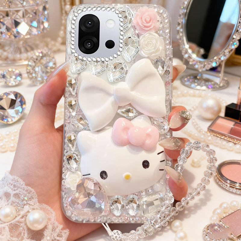 高端奢华镶钻手机壳，不掉钻，不发黄