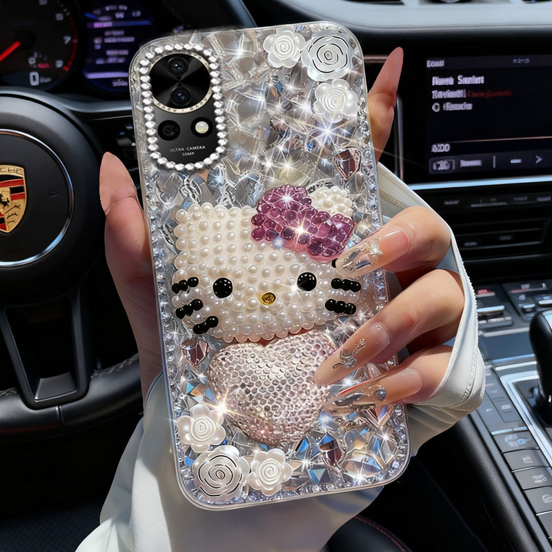 高端奢华镶钻手机壳，不掉钻，不发黄
