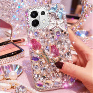 新年高级镶钻适用OPPOk13手机壳外壳A56满钻A2x本命年K11x新款A3i全包A3iplus女款A2新品A96防摔K10活力版