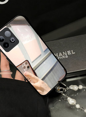 化妆镜镜面适用荣耀Play10t手机壳网红4T带镜子6T新品10c巨好看X60i防摔x50马年女款X7/2026年X50i+外壳5T