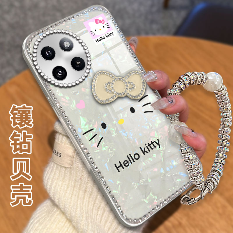 水钻镶钻贝壳纹适用小米Civi4Pro手机壳/2025年15外壳Turbo4全包9网红12s新款12ultra高级感5女款Turbo4