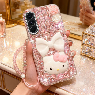 5G手机壳上档次A51 5G网红A25 4G春节A53 5G本命年A35 5G奢华S24Plus 5G防摔A82 2026卡通镶钻适用三星A56