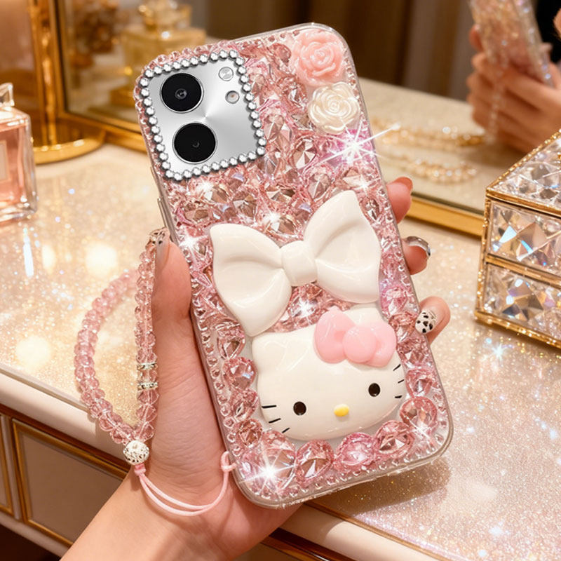 高端奢华镶钻手机壳，不掉钻，不发黄