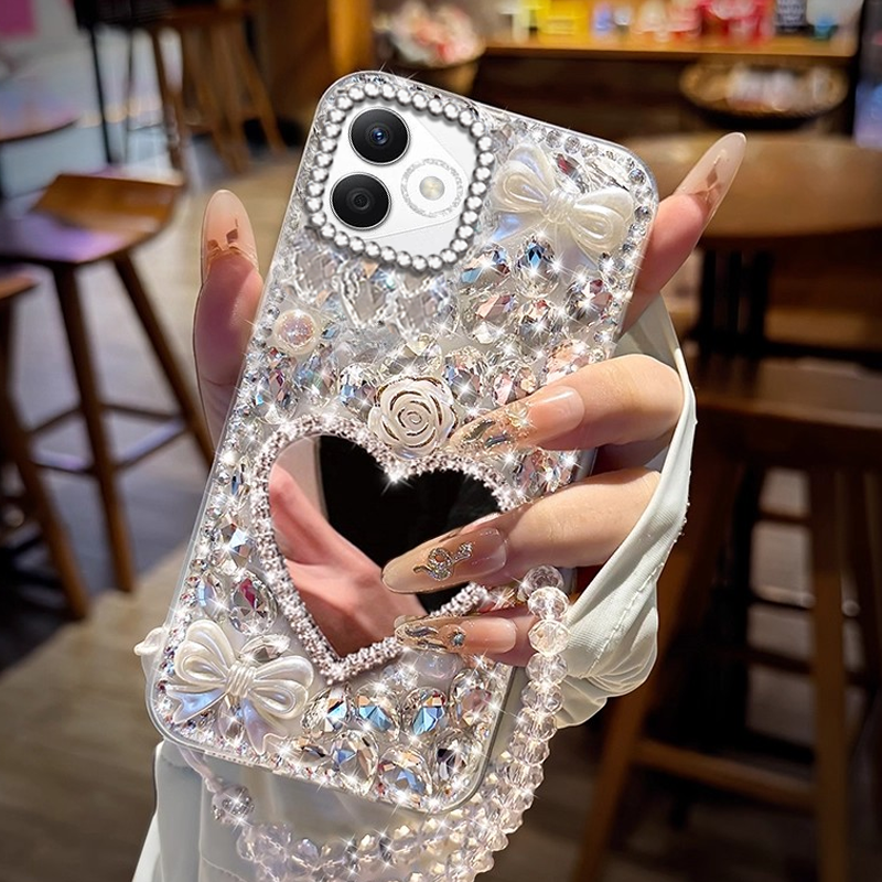 高端奢华镶钻手机壳，不掉钻，不发黄