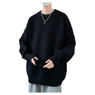 毛衣男生冬季慵懒风线衣打底衫