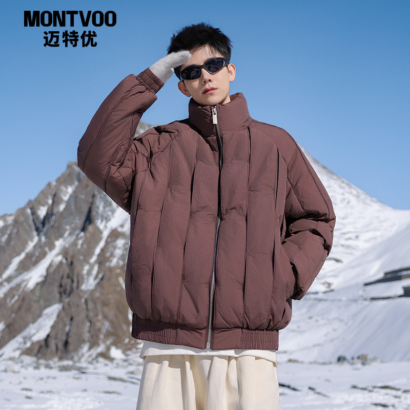 【冬日首选】潮流立领短款羽绒服