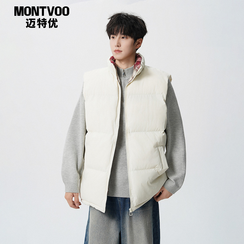 【防风立领】棉马甲男士秋冬季