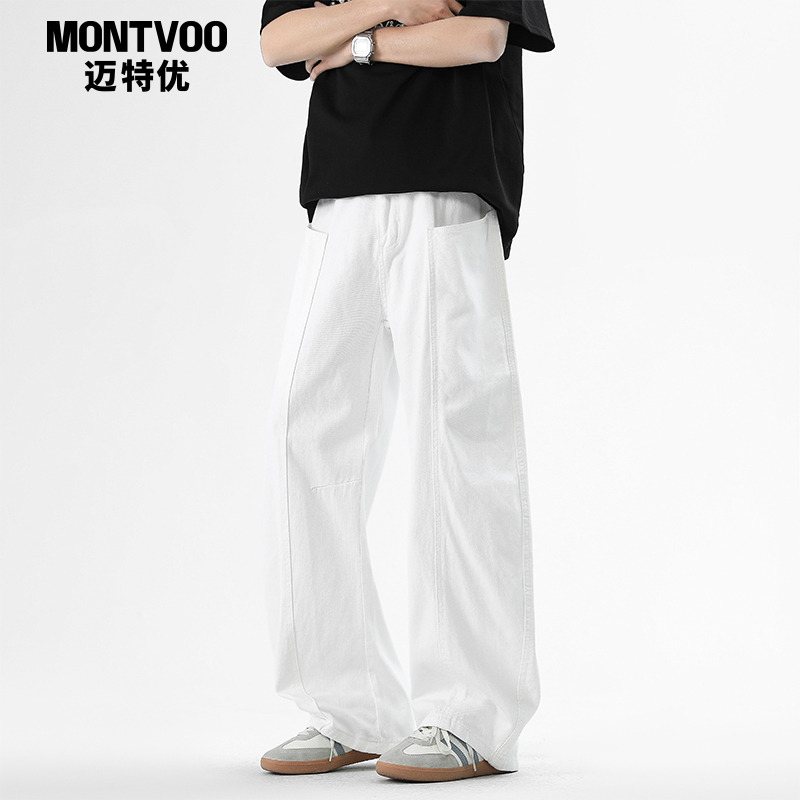 【透气休闲】夏季纯棉牛仔裤男