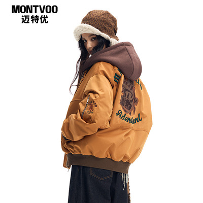 【帅出新高度】加厚工装羽绒服