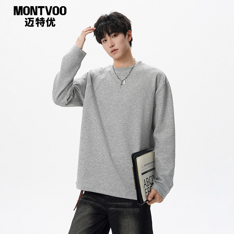 【宽松百搭】潮牌长袖t恤卫衣